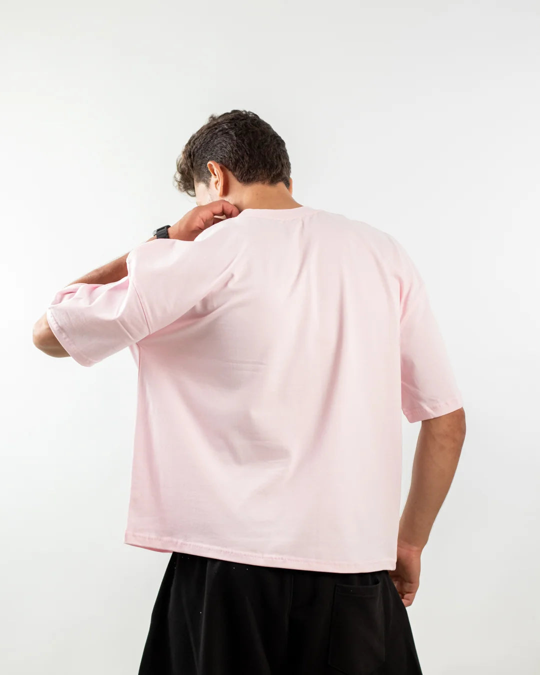 Plain Pink Boxy Tee