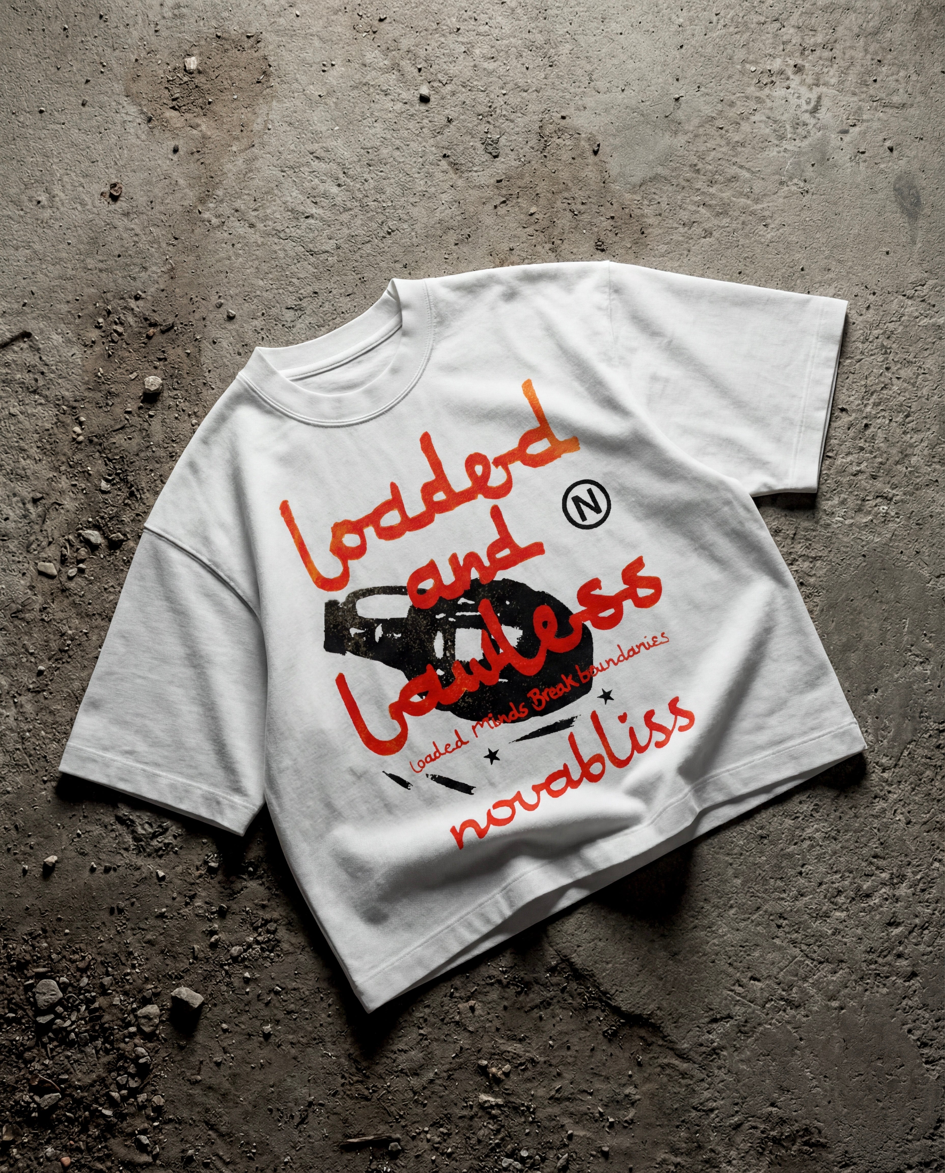 Loaded White Boxy Tee