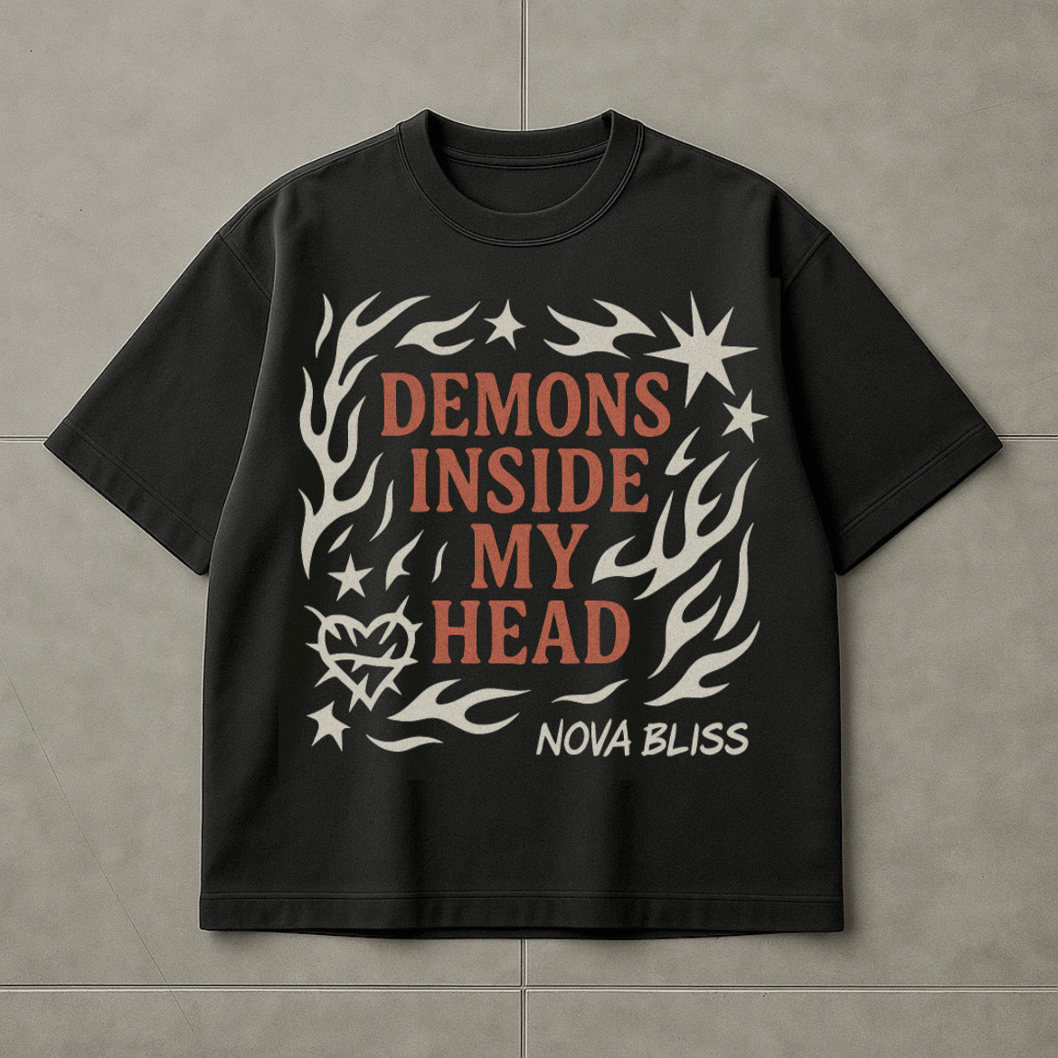 Demons In My Head Black Tee