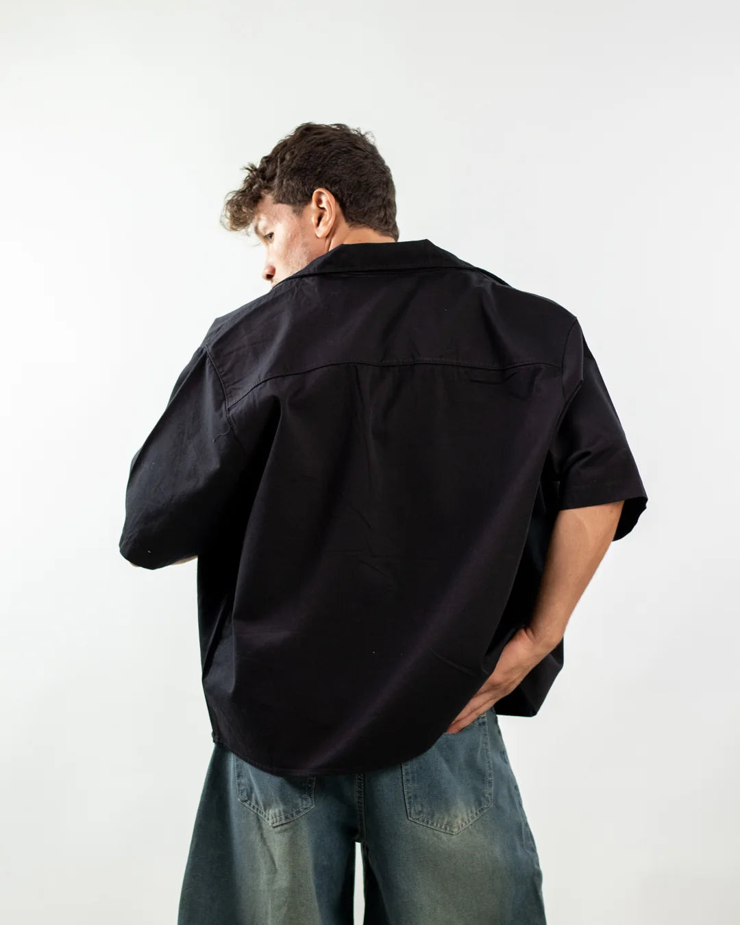 PLAIN BLACK SHIRT
