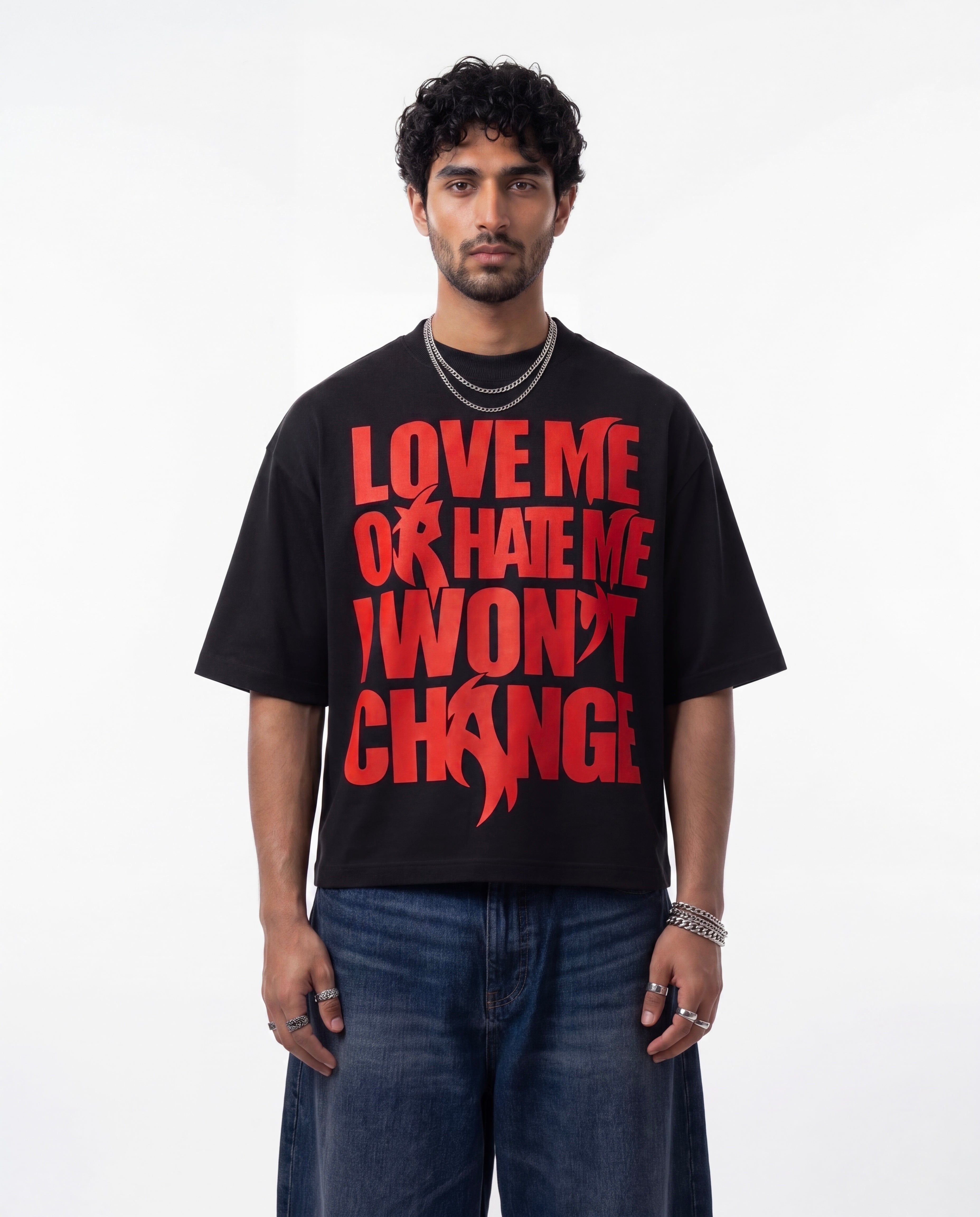 Love Me Or Hate Me Boxy Tee