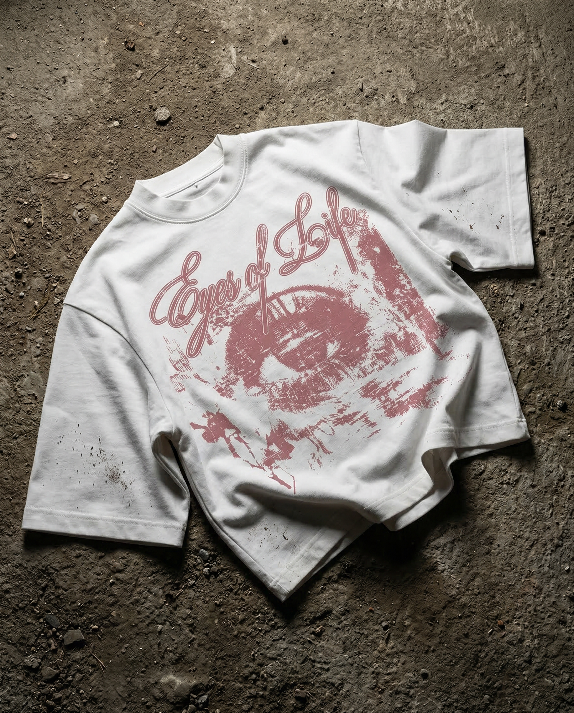 Eyes Of Life White Boxy Tee