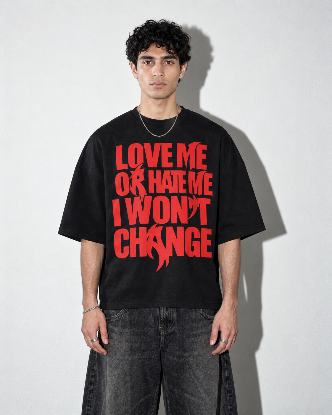 Love Me Or Hate Me Boxy Tee