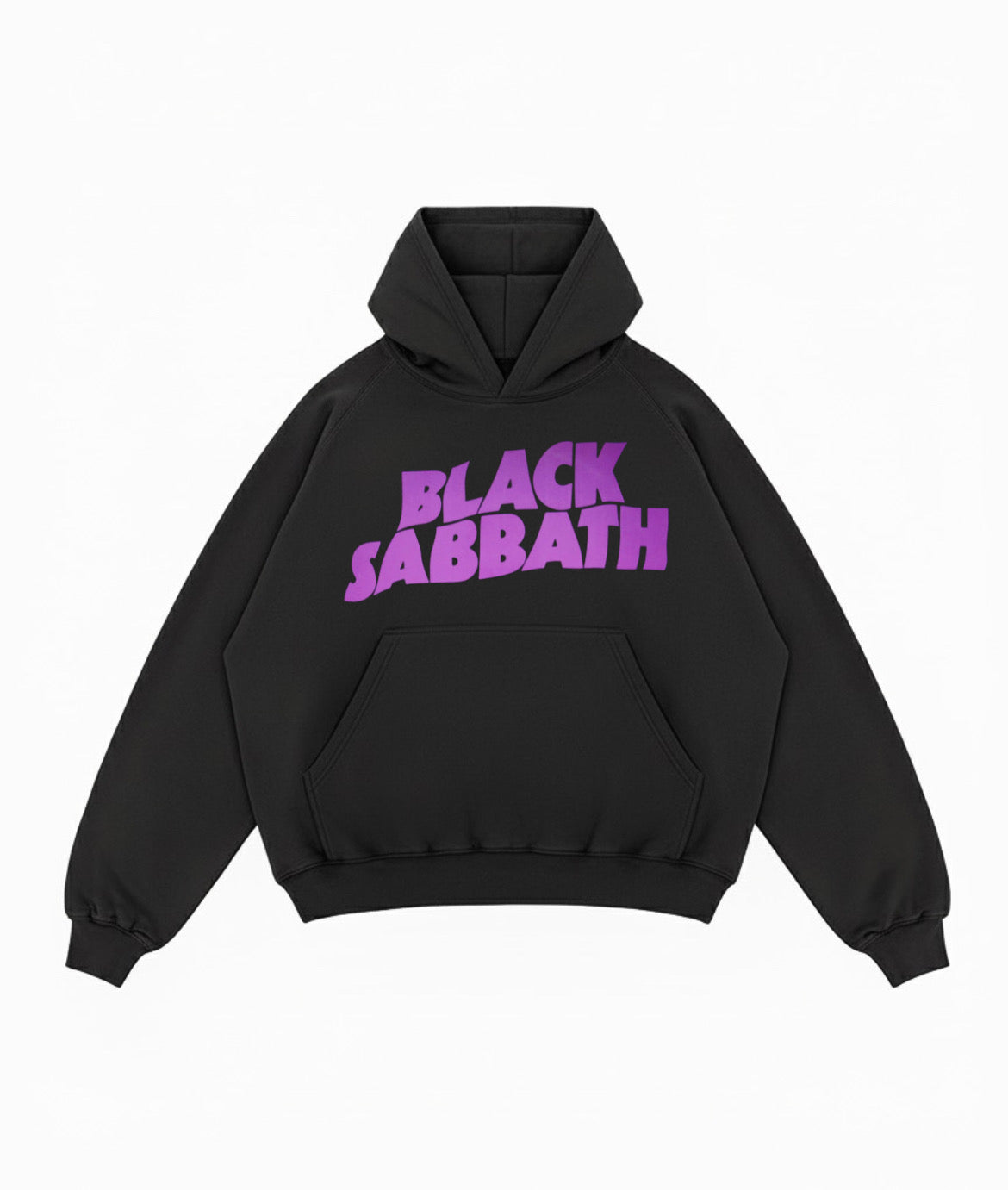 Black Sabbath Black Boxy Hoodie